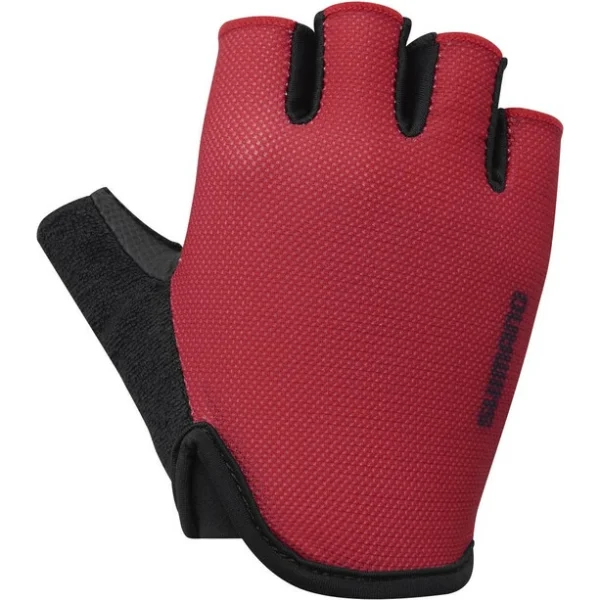 Shimano Airway Gants Courts Rembourrés Enfant, Rouge/noir belle 1