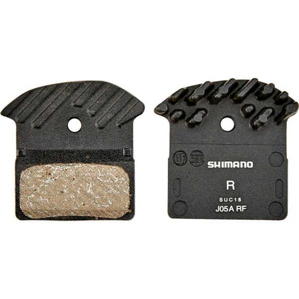 Shimano J05A-RF Resin Plaquettes De Frein à Disque Avec Ailettes Pour XTR/XT/SLX/Deore/Alfine/Ultegra vente chaude 1