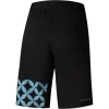 Shimano Sayama Printed Short Femme, Noir/bleu vente chaude 7