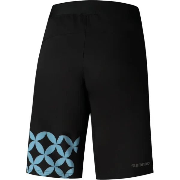 Shimano Sayama Printed Short Femme, Noir/bleu vente chaude 1