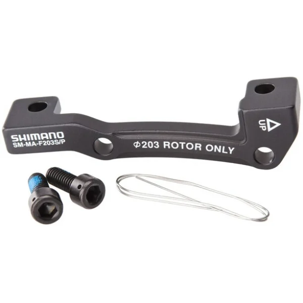 prix de gros Shimano SM-MA-F203S/P Adaptateur 203mm Avant, Noir 1