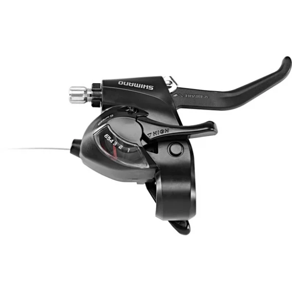 vente à bas prix Shimano ST-EF41 Leviers De Frein / De Vitesse Droite 6 Vitesses, Noir 1