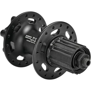 Shimano Deore XT FH-M756 Moyeu Arrière 9/10 Vitesses 6 Boulons Axe Traversant 168mm 135mm, Noir Top ventes 7