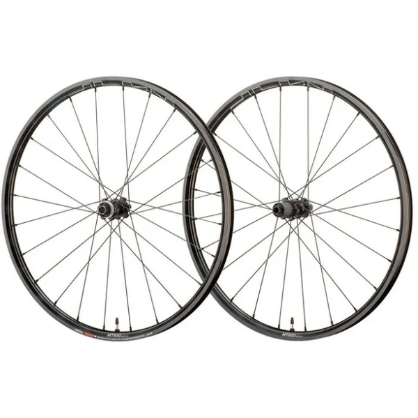 luxe soldes Shimano MT600 Wheelset 29″ Front 15x110mm/Rear 12x148mm Boost For SRAM/Shimano HG 1