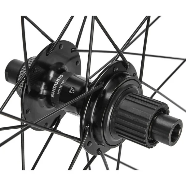 Shimano WH-MT601 Roue Arrière 27.5″ 12 Vitesses CL Disque E-Thru 142mm, Noir Meilleur Prix Garanti 3